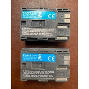 Genuine Canon BP-511a Li-ion Battery Pack  Set of 2   USED